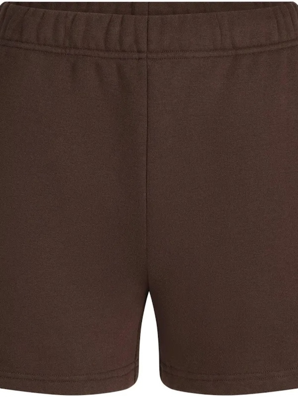 SKIMS cotton fleece classic short  color dark sepia - Picture 7 of 7